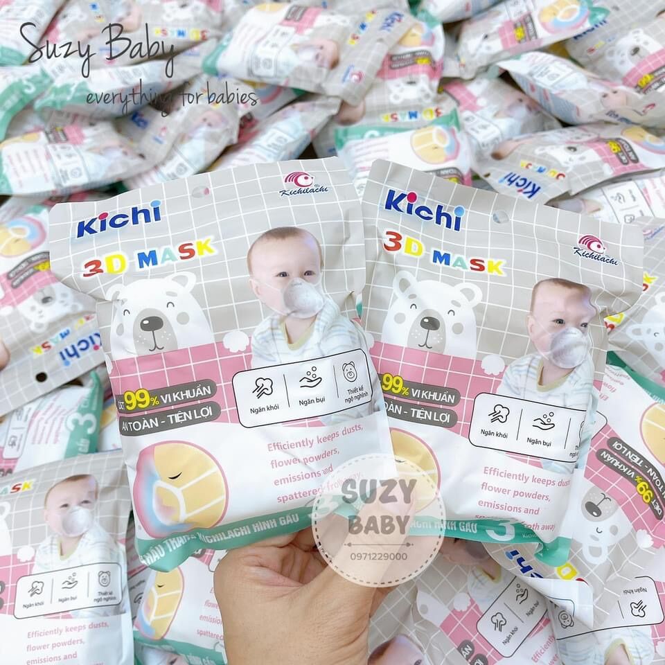 KHẨU TRANG GẤU SƠ SINH KICHI