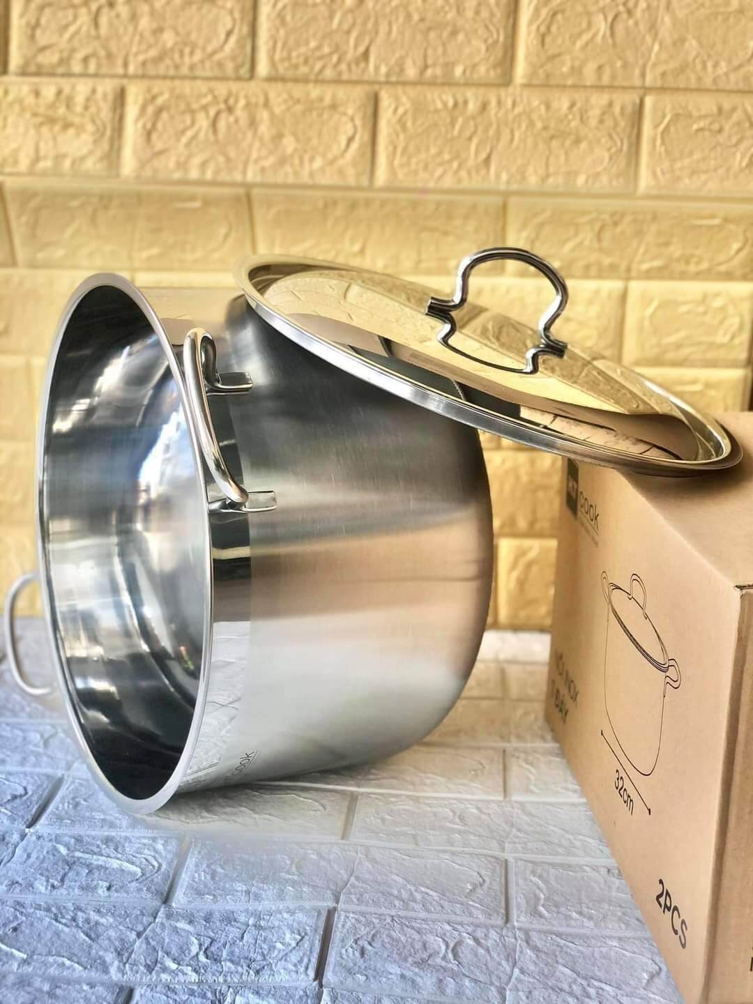 Nồi inox HT Cook  size 32cm