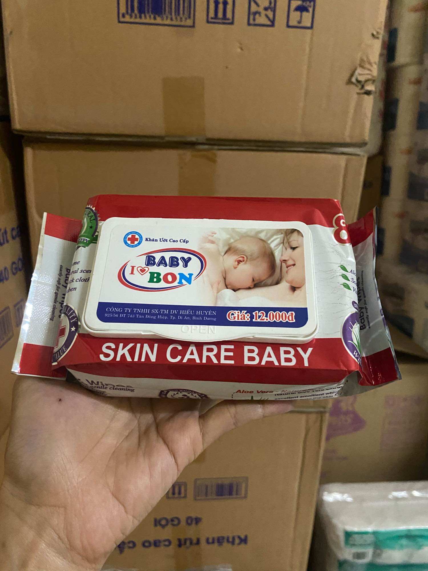 KHĂN ƯỚT BABY WIPE 80GRAM TIỆN DỤNG