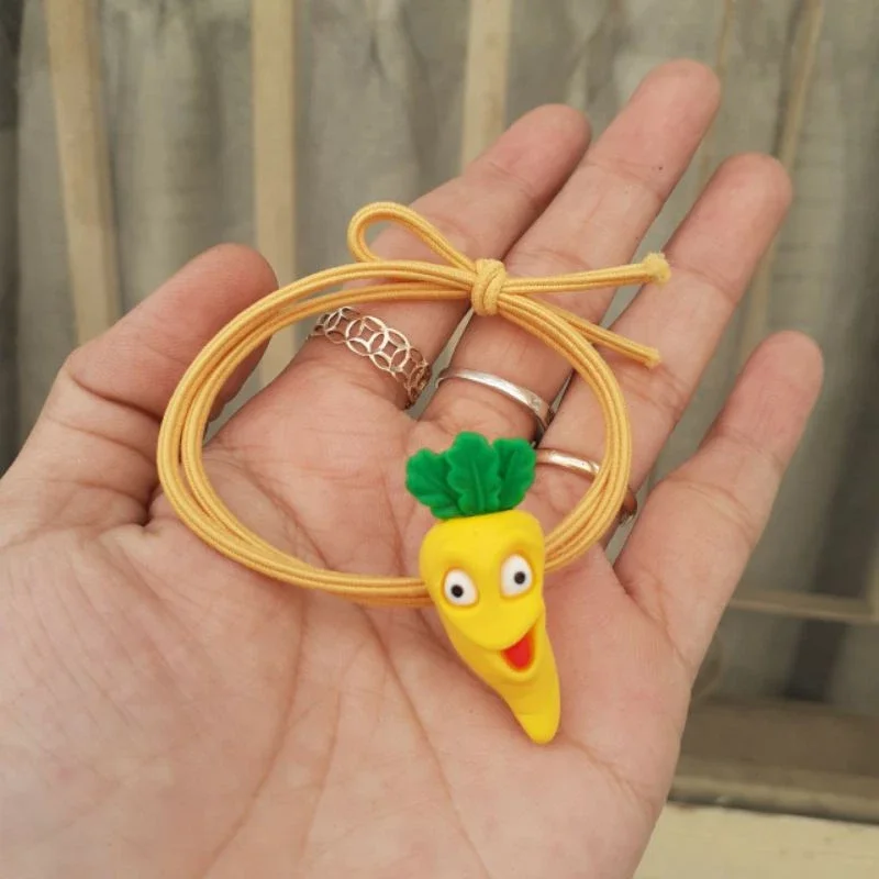 Dây cột tóc rau củ dễ thươg