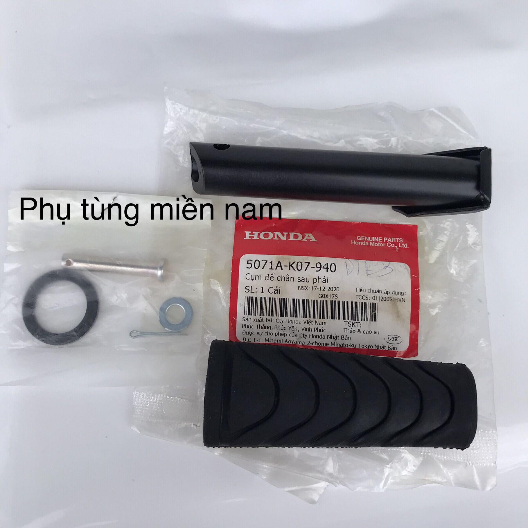 Bộ cao su gác chân sau vision 2012-2020, future 2018-2021, ab 110cc air blade, cao su để chân