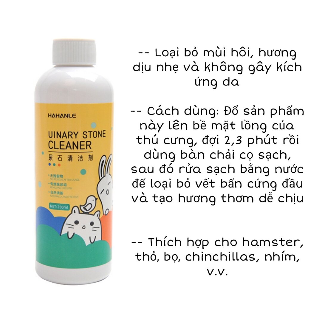 Dung dịch tẩy rửa chuồng lồng thú cưng