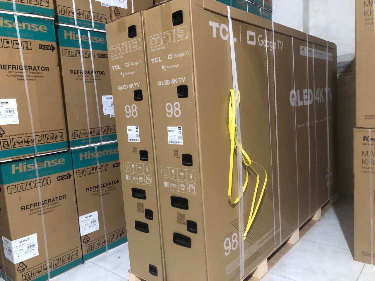 Android Tivi QLED TCL 4K 98 inch 98C735 ( Mới ra mắt 2022)