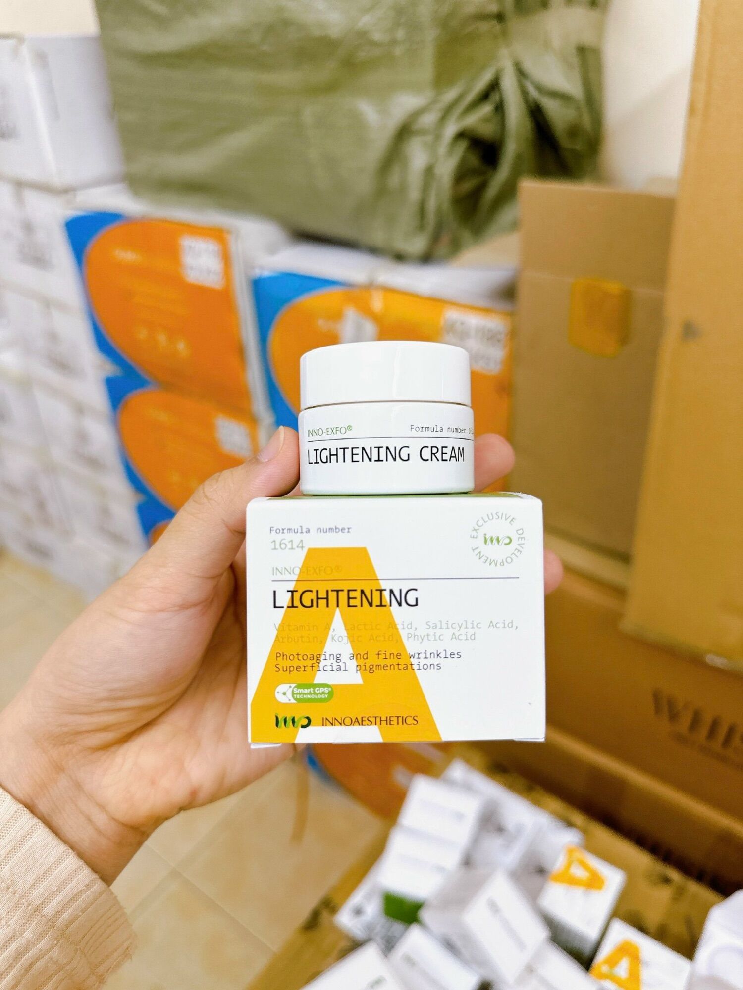 [Lọ Chiet và Fullbox]Thay Da Sinh Học Peel A INNO LIGHTENING CREAM