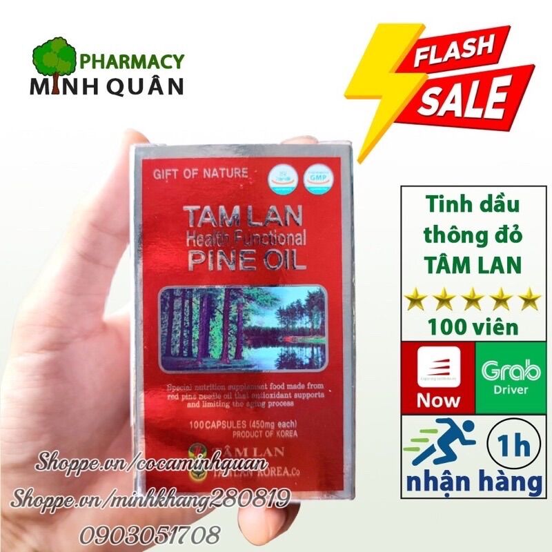TINH DẦU THÔNG ĐỎ TÂM LAN- NHẬP KHẨU HÀN QUỐC