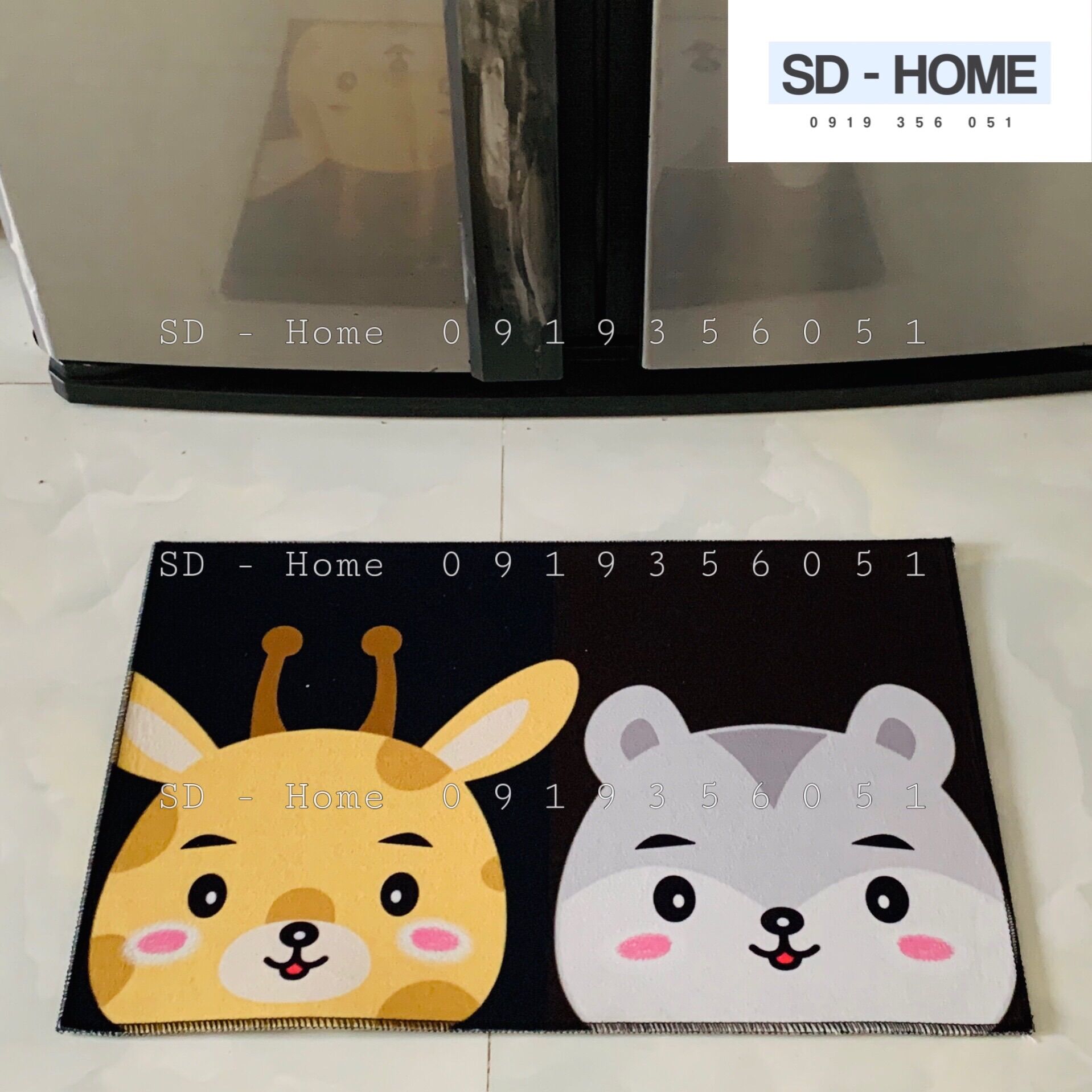 [HCM]Thảm Dậm Chân Hình 3D siêu đáng yêu