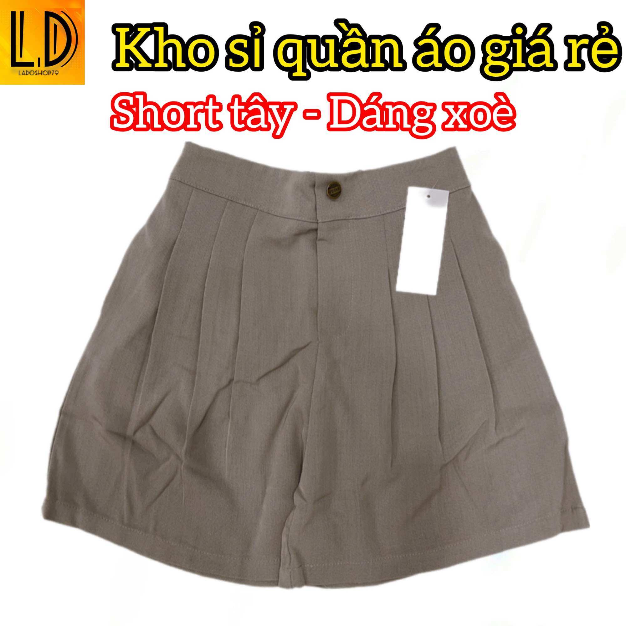 [Hoàn tiền Max 15%] Quần short tây lưng thun form đẹp vải đẹp 1 nút
