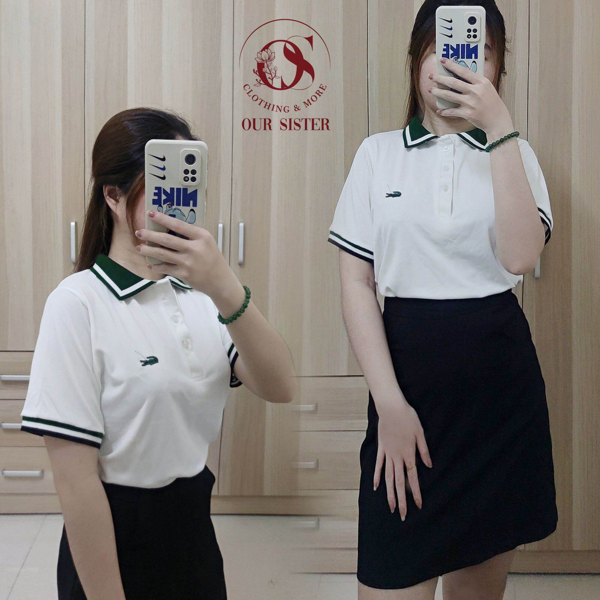 ÁO POLO NỮ T O M M Y - L A C O S T E (ẢNH THẬT + FREESHIP MAX)