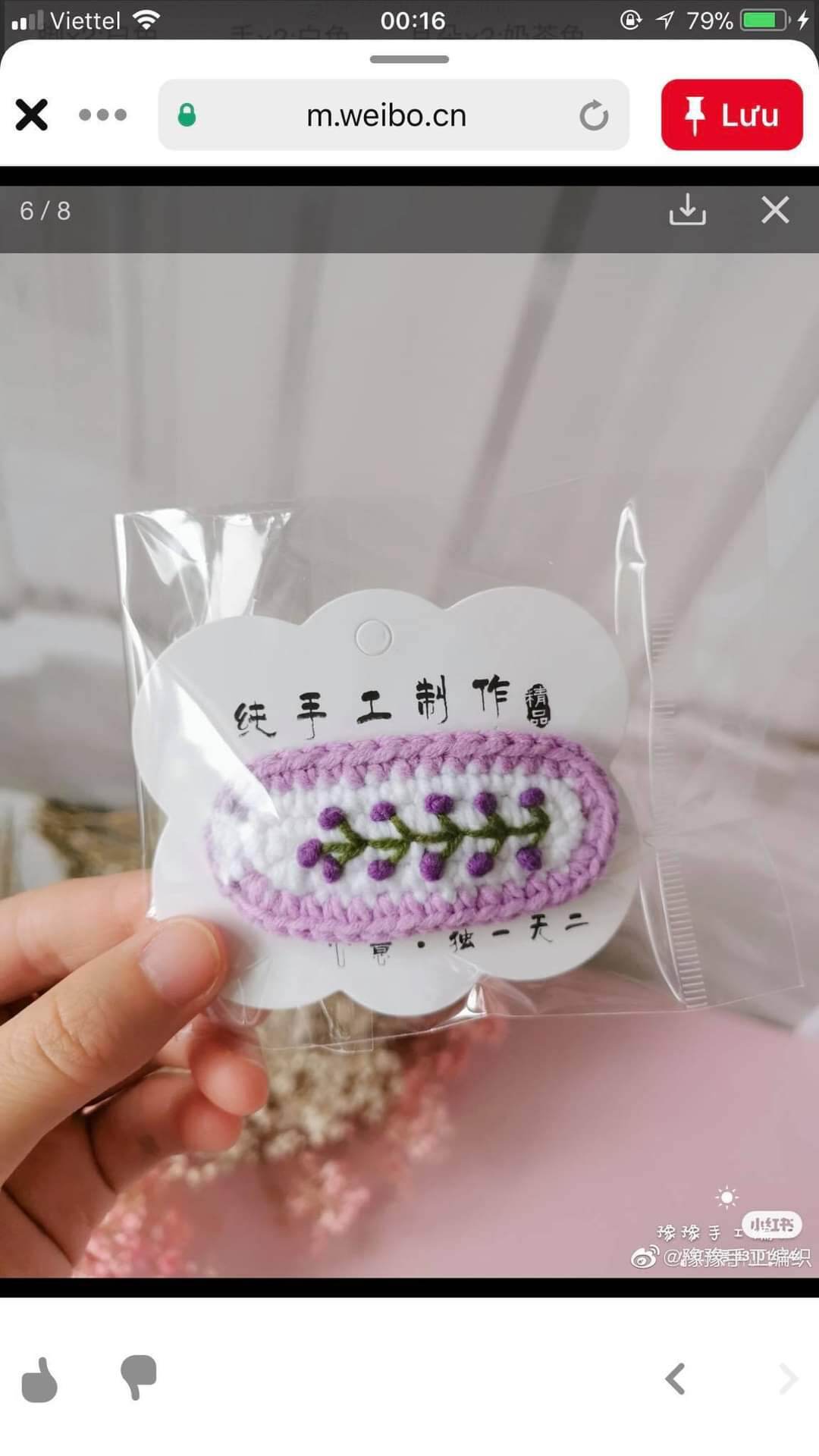 Sét 10 kẹp tách bạc size 4cm và 6cm