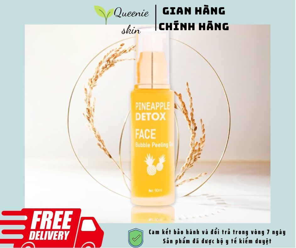 Detox Dứa Thải Độc Da Queenie Skin- Sạch sâu lỗ chân lông