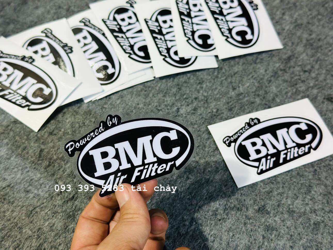 [ 1 MIẾNG ] TEM STICKER LOGO TRONG SUỐT DÁN NHIỀU VI TRÍ