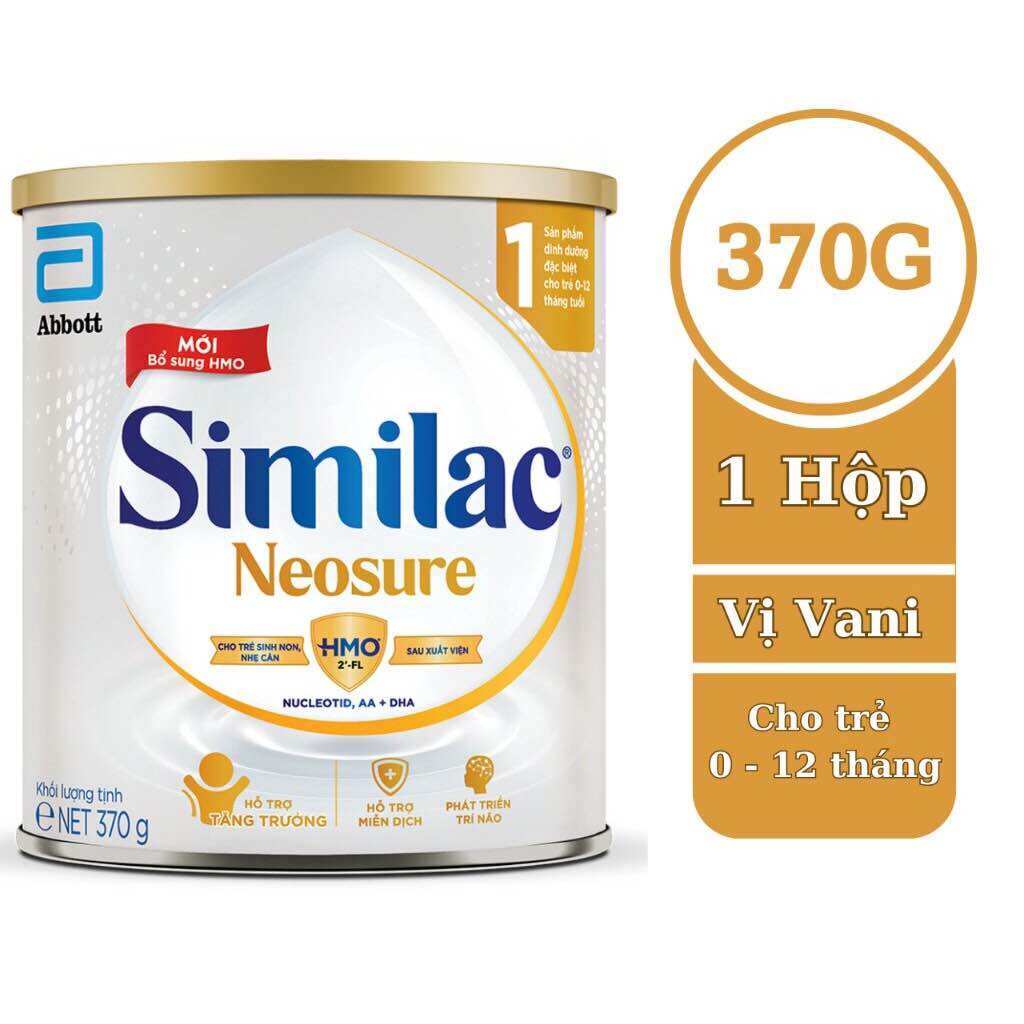 Similac Neosure 370gr cho bé sinh non nhẹ cân