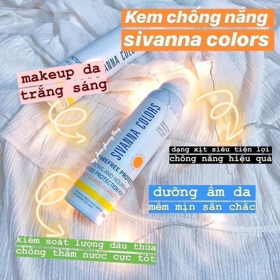 Xịt chống nắng Sivanna 2 in 1
