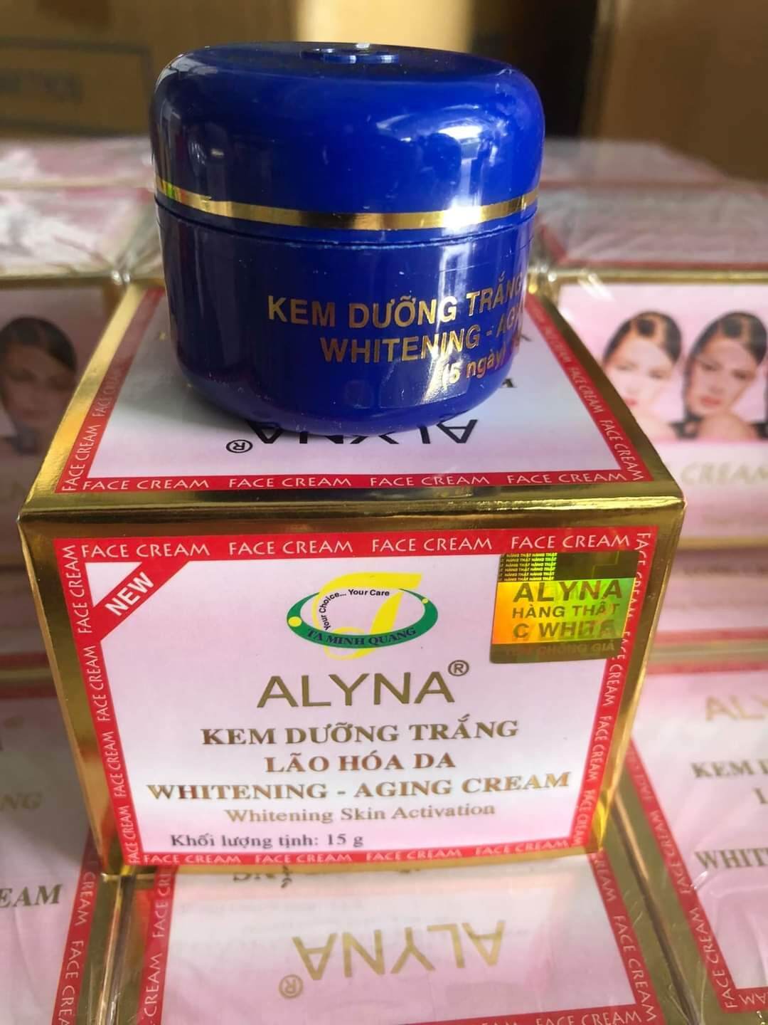 Kem alyna dưỡng trắng ngừa lão hóa da