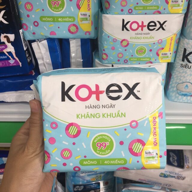 [Date 2025] BVS Kotex hằng ngày gói 40 miếng