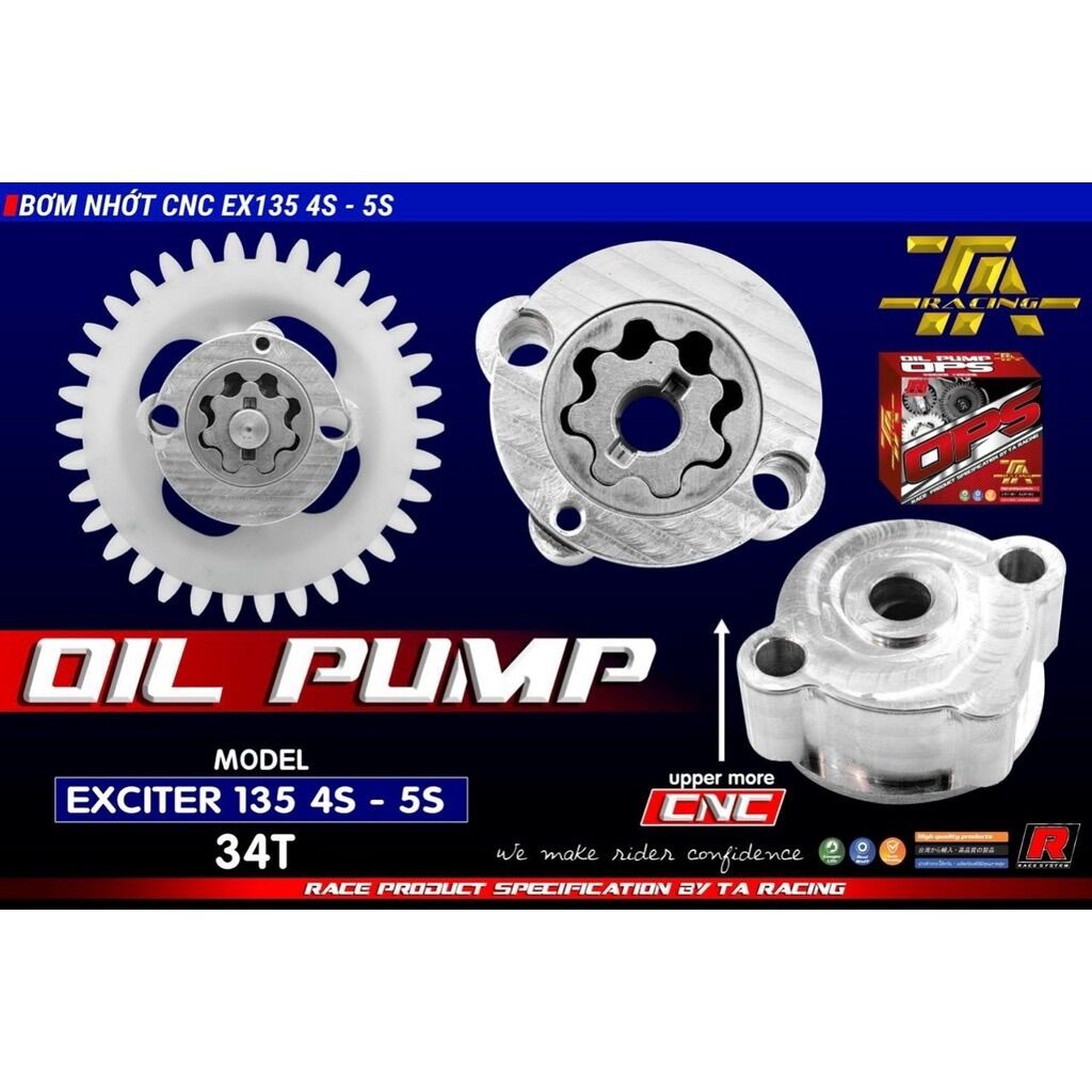 Bơm nhớt độ TAracing nhiều loại xe