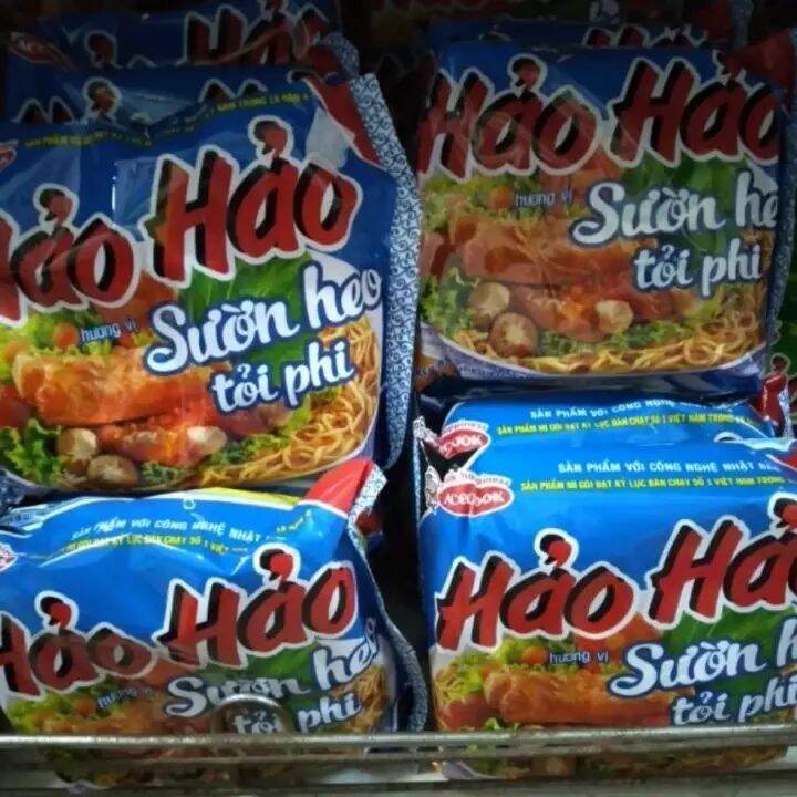 Hảo hảo sườn heo tỏi phi 30 gói
