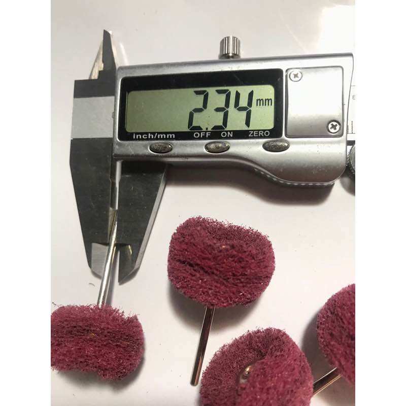 Chổi đánh bóng bằng sợi rối 25mm cán 2.35/3mm