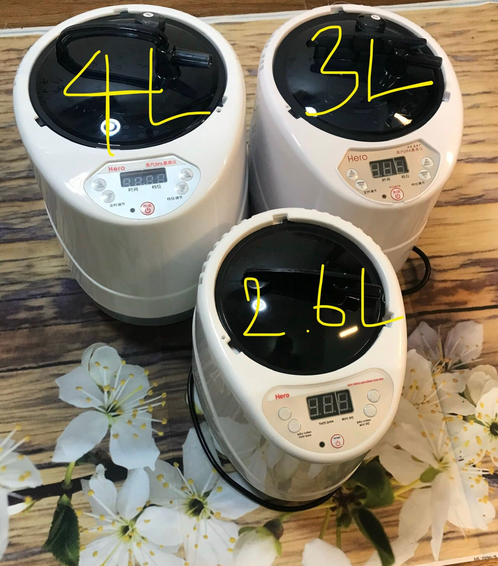 Nồi Xông Hơi 4L Cho Phòng Tắm Xông Hơi Tại Nhà - Hãng Hero Cao Cấp