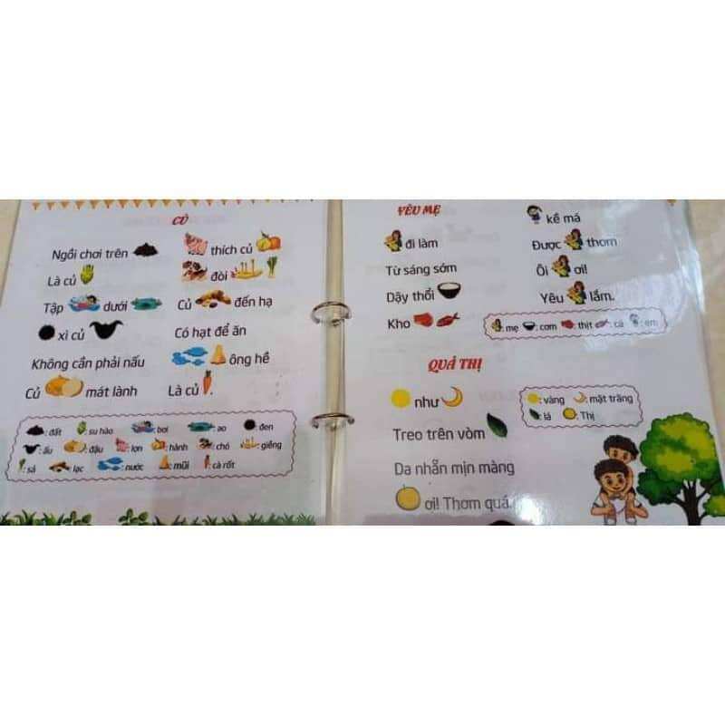 TRUYỆN THƠ TIỀM THỨC CHO BÉ TẬP NÓI TẬP ĐỌC