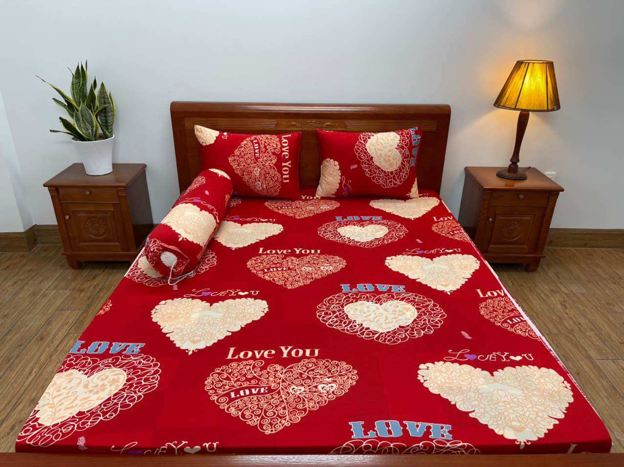 Drap ga lẻ thun lạnh Hàn quốc in 3D ( giá xưởng) không ÁO GỐI
