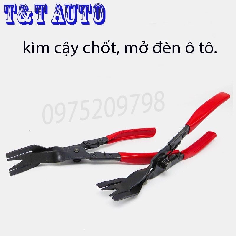 Kìm mở đèn pha, chóa đèn, cậy chốt nút ô tô .