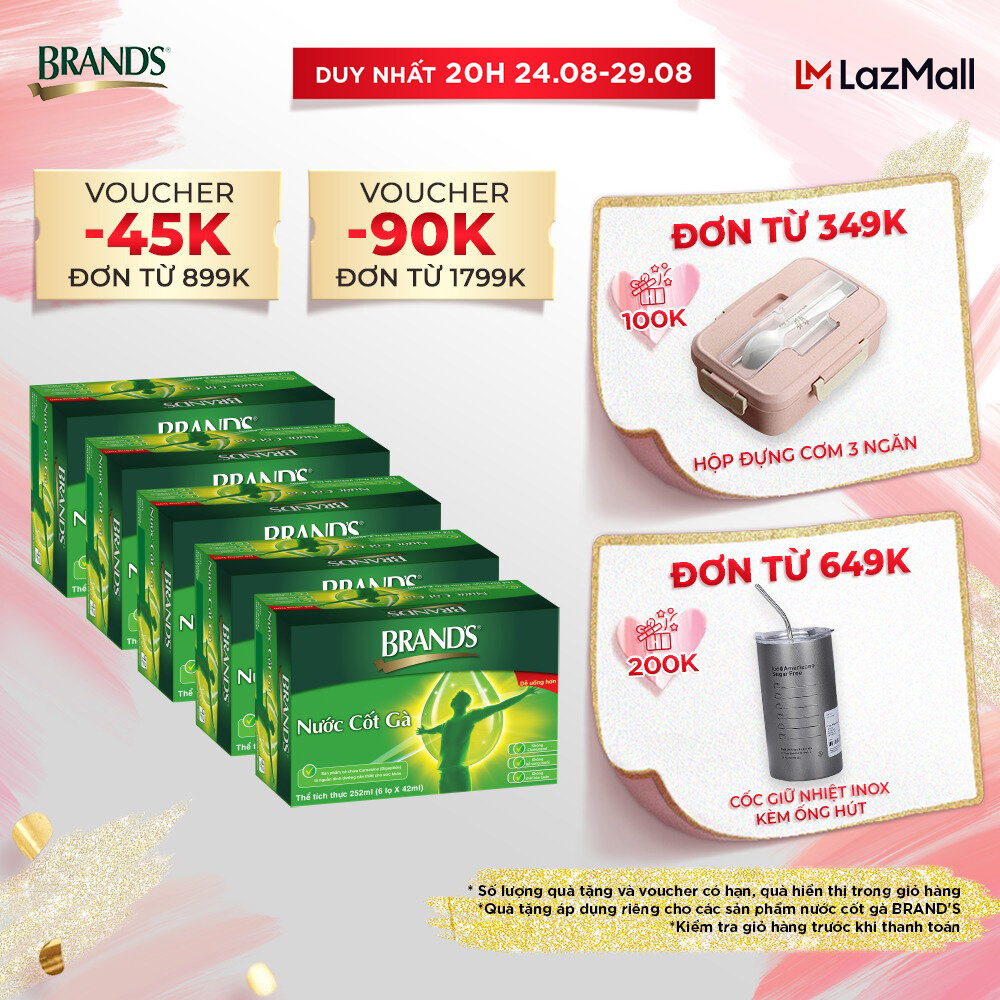 Combo 5 nước cốt gà brand's vị truyền thống