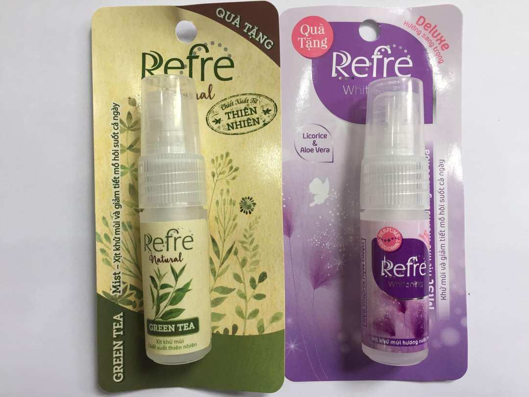Xịt khử mùi refre hương nước hoa 6ml