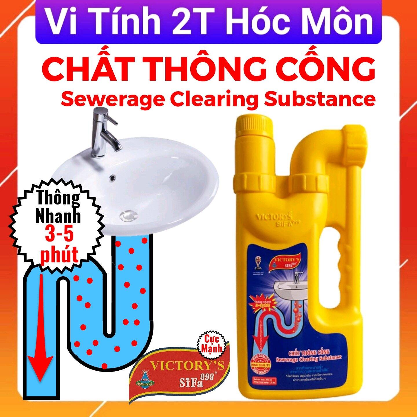 Nước thông cống cực mạnh Sifa victory's 999 800g chính hãng 425ml