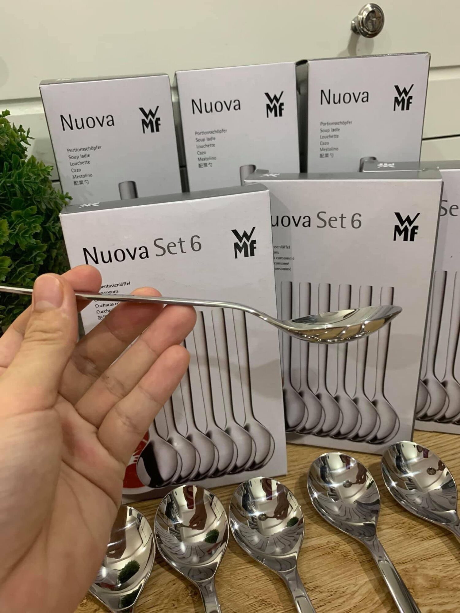 🇩🇪SET 6 THÌA WMF NOUVA CAO CẤP Germany - nội địa Đức