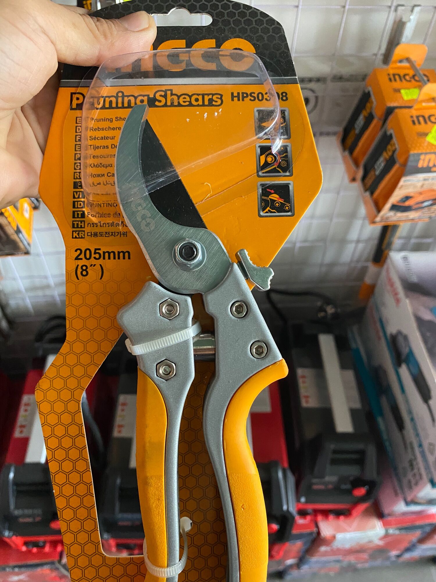 Kéo tỉa cành cao cấp ingco HPS0308