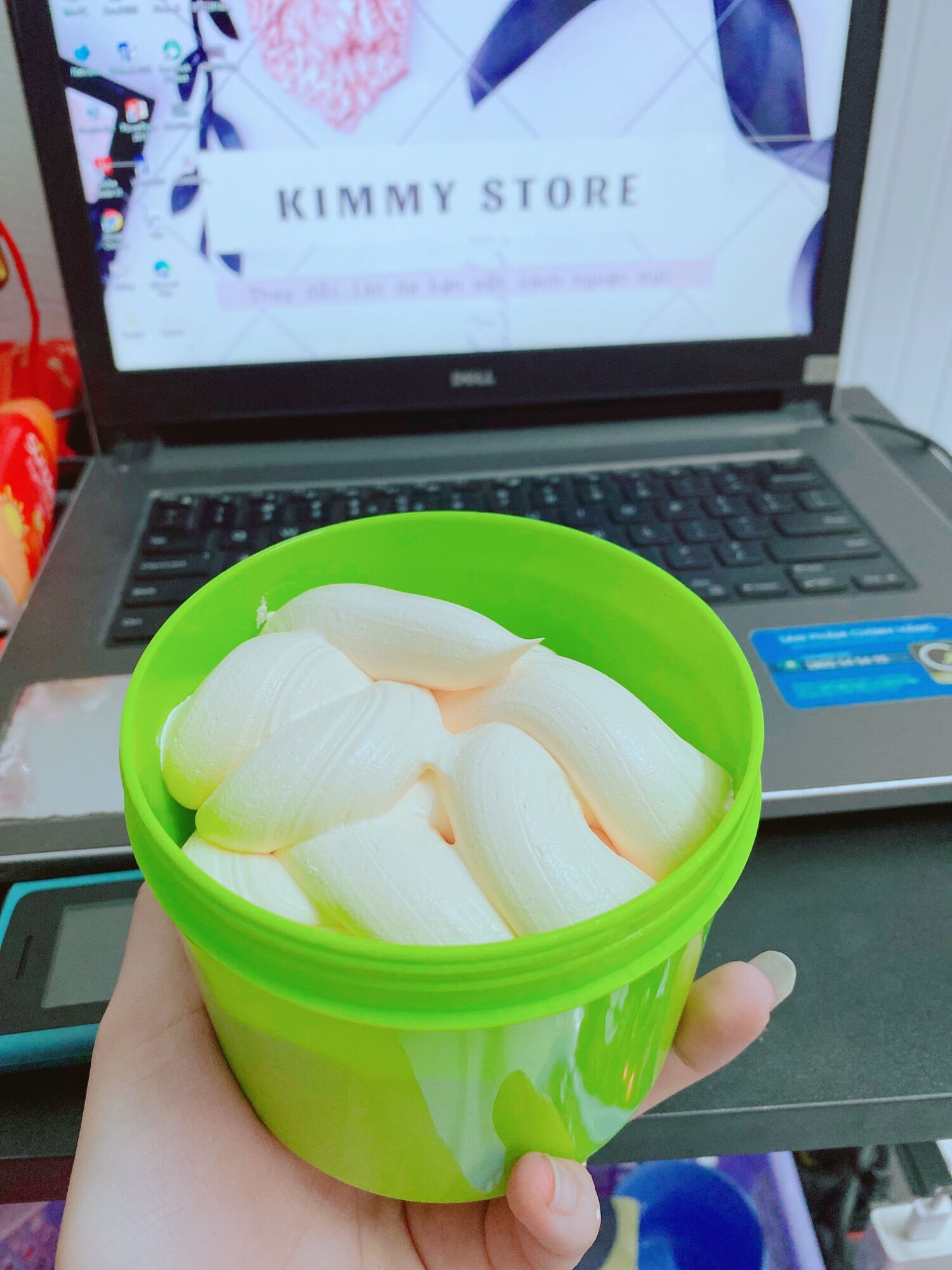 Lẻ hộp 500g cốt tẩy phô mai siêu trắng