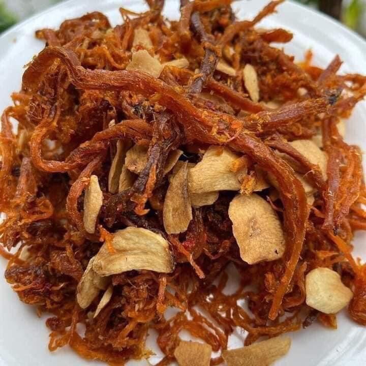 KHÔ HEO CHÁY TỎI 500GR