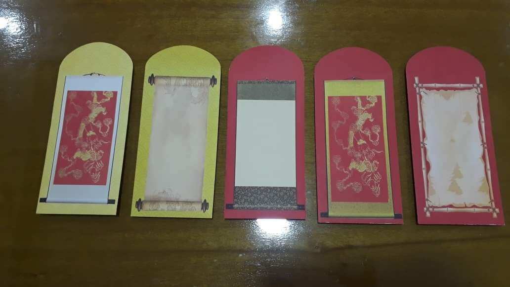 Combo 10 BAO LÌ XÌ viết thư pháp 