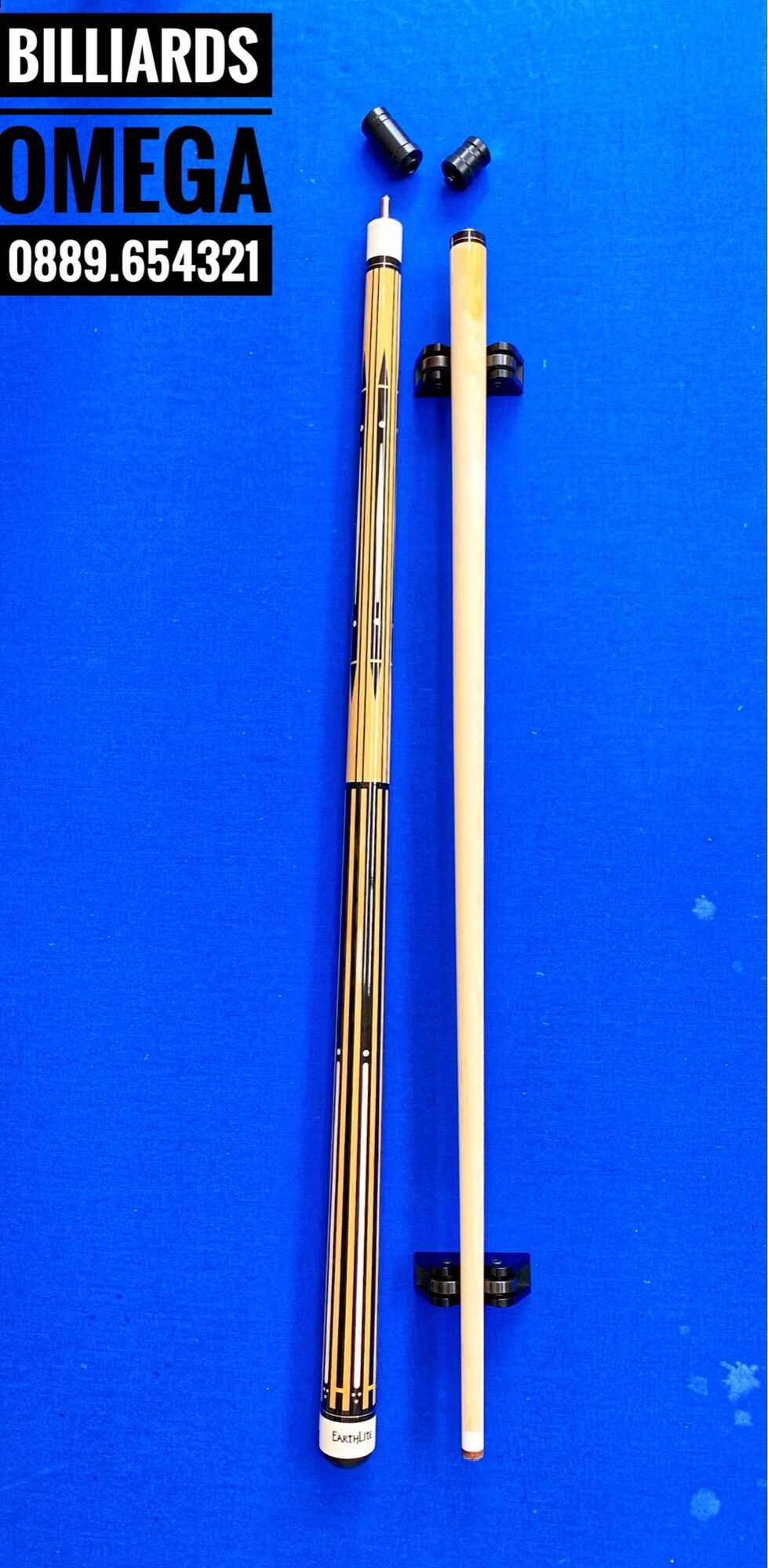 Combo Cơ/Gậy Bida Libre/3C/3Băng Fury EarthLite (Tặng Kèm Phụ Kiện)
