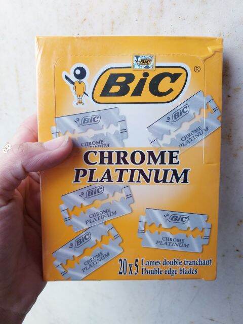 Hộp 5 lưỡi lam Bic (lam màu trắng)