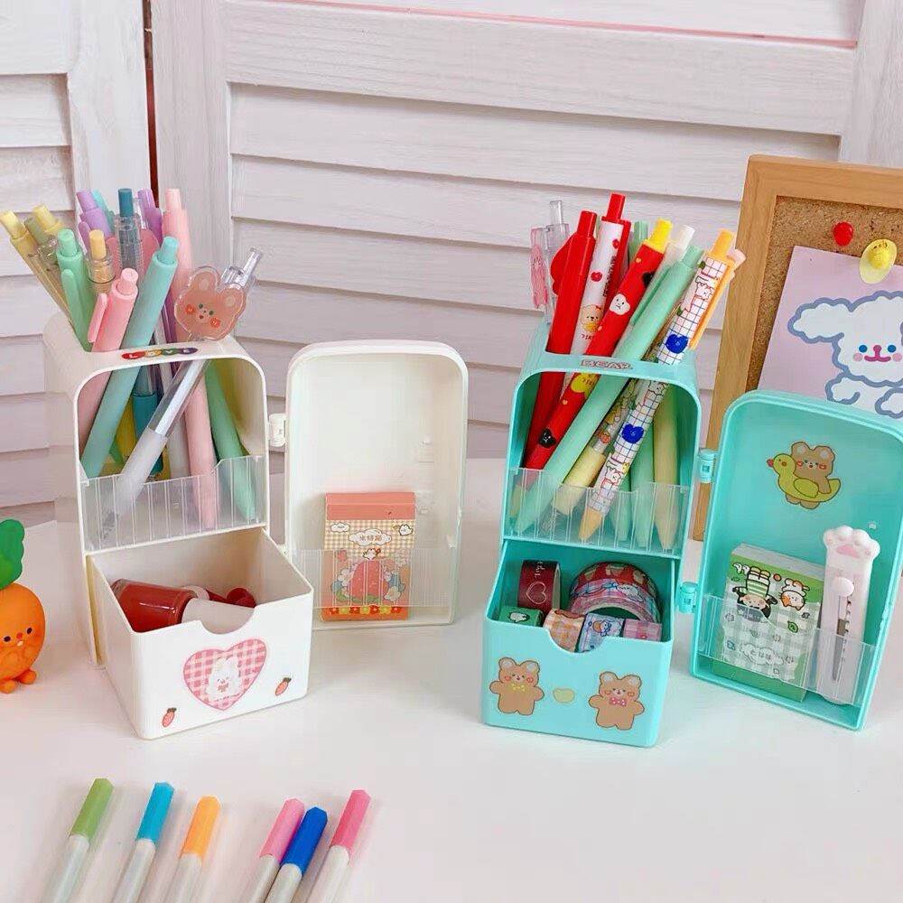 Ống đựng bút hình tủ lạnh mini cute