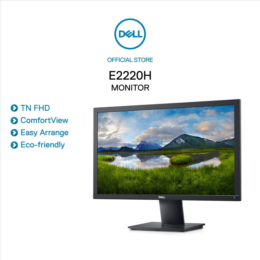 Màn hình dell e2220h 21.5" whd led 1920x1080 tn 5ms 60hz vga dp