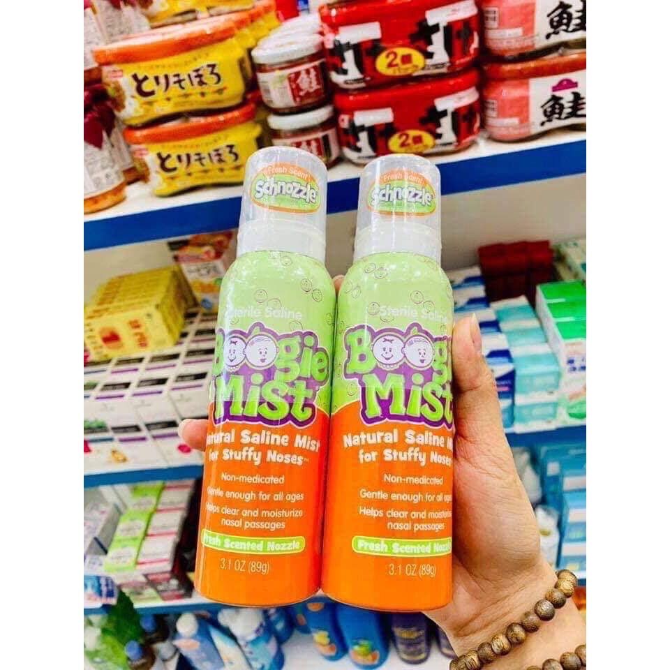 XỊT MŨI VÔ TRÙNG, KHÁNG KHUẨN BOOGIE MIST - MỸ