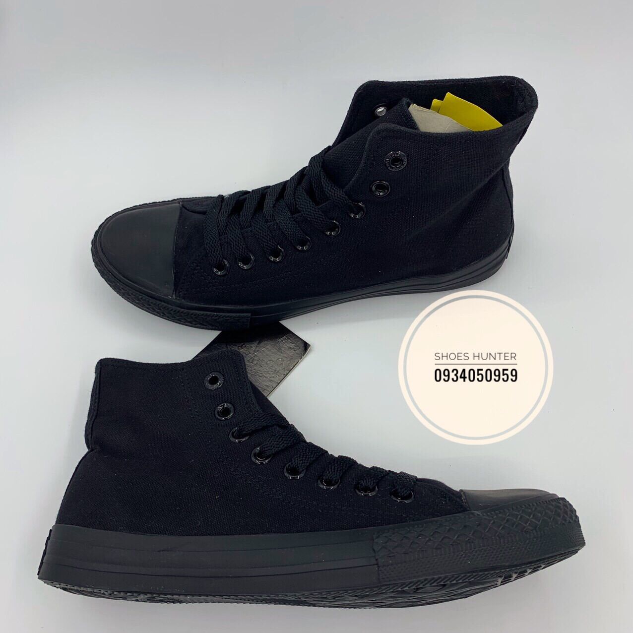 Converse Chuck ii Đen full cao cổ