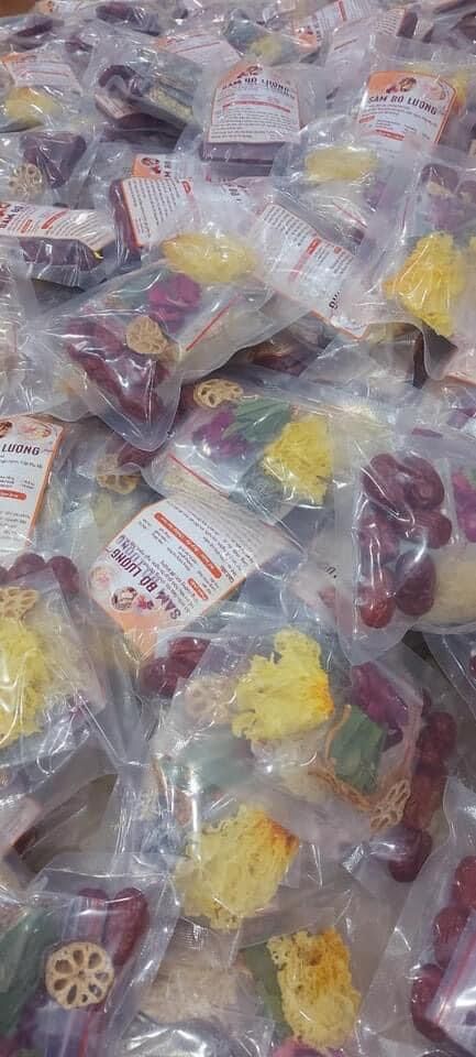 Set sâm bổ lượng, set chè thanh mát (2gói) ~500g/gói