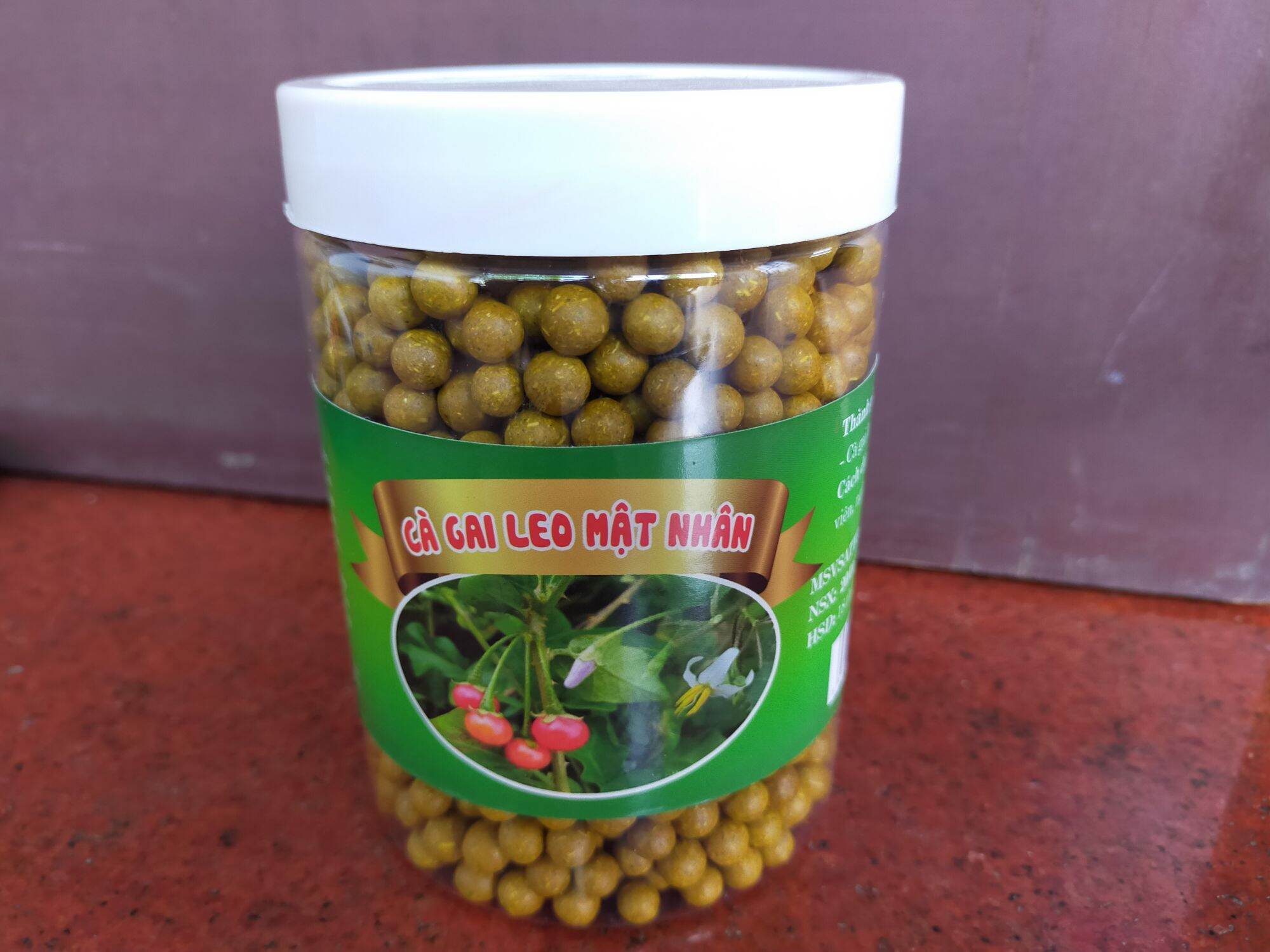 Cà gai leo mật nhân hộp viên 500 gram