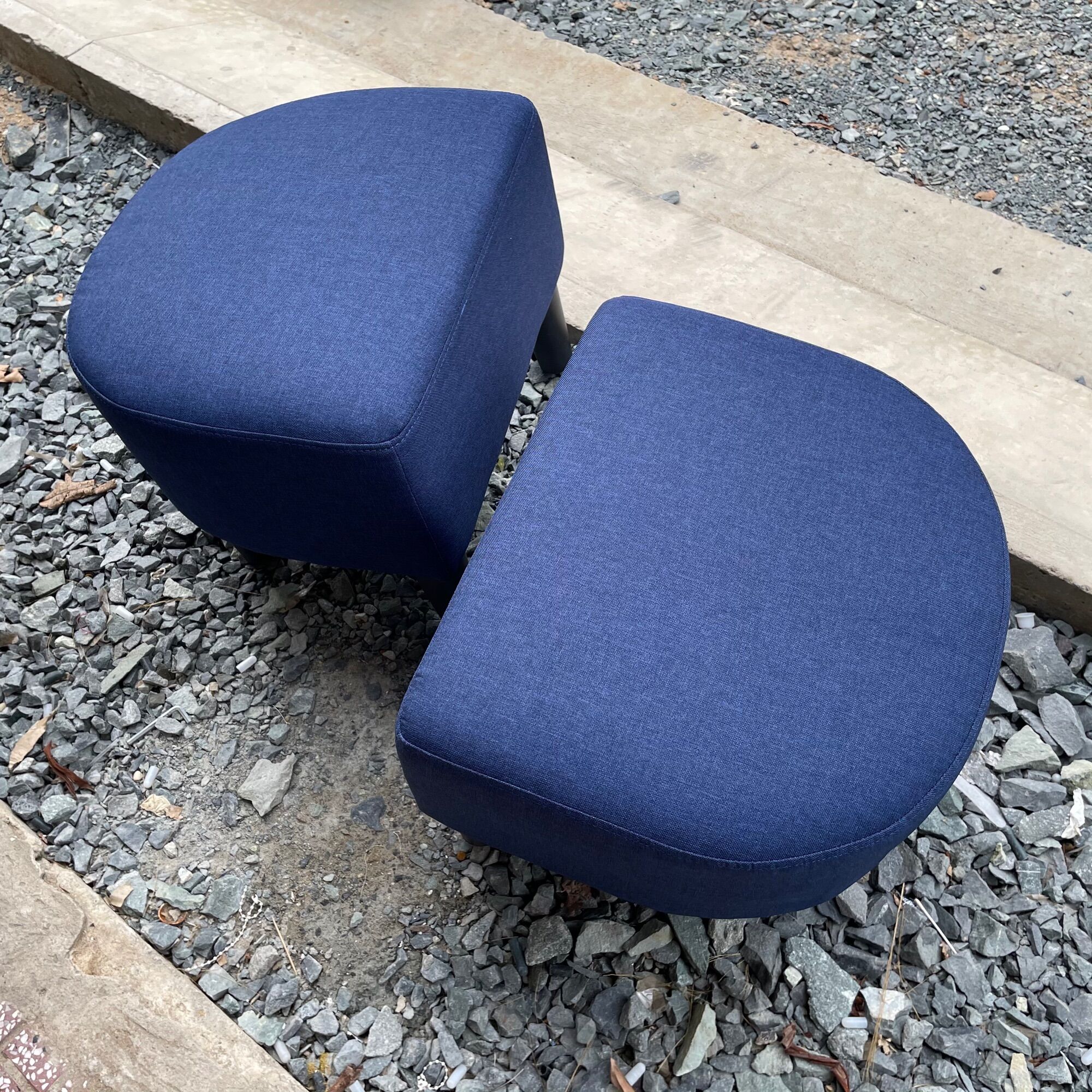 [HCM]Ghế đôn sofa màu Xanh Navy