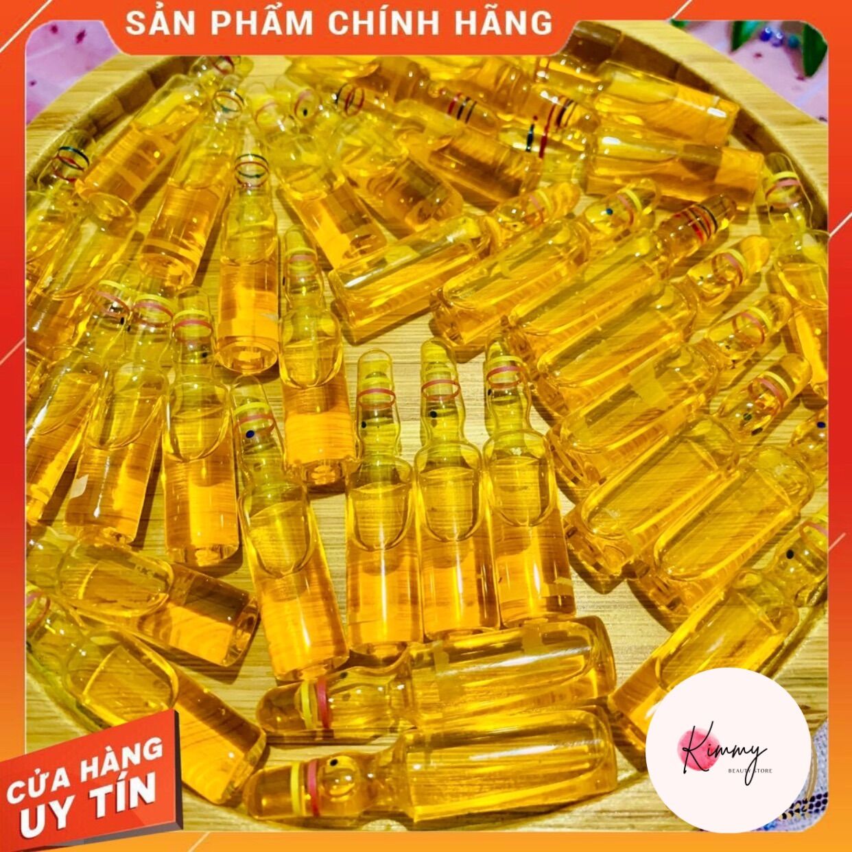 [HCM]Lẻ ống nước vàng và ống nước đỏ pha kem