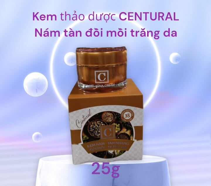 Kem thảo dược Centural nám tàn nhang đồi mồi trắng da 25g