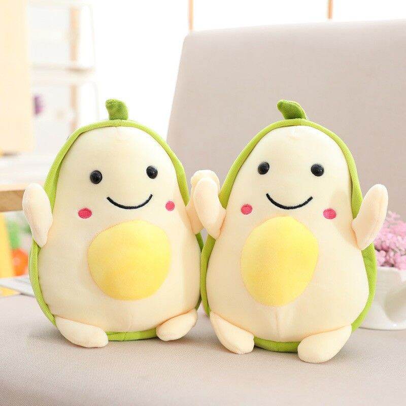 [freeship max] gấu bông hình quả bơ vải mềm mịn co giản 4 chiều