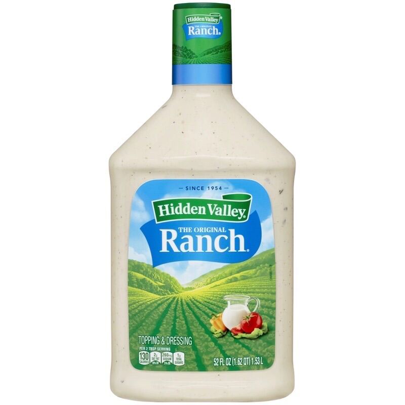 Sốt Ranch Mỹ sốt trộn Salad Hidden Valley Ranch Mỹ 1.18L Hàng Bay Air
