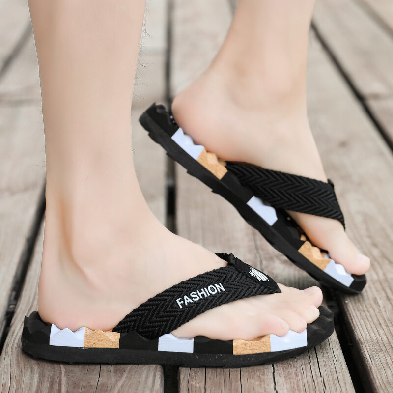 Dép Lê Nam Mẫu Mới Dép Lê Phong Cách Hàn Quốc Chống Trượt Mùa Hè Dép Tông Đi Biển Đi Bên Ngoài Thời Trang Trào Lưu Cá Tính Mùa Hè