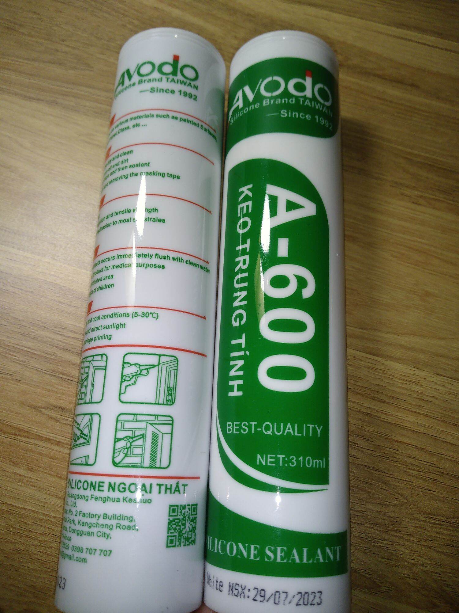 keo silicone AVODO A300 - A600
