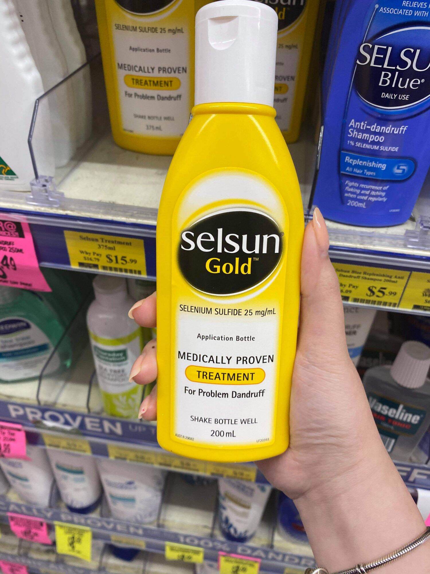 Dầu gội gàu nấm Selsun 200ml(Úc)